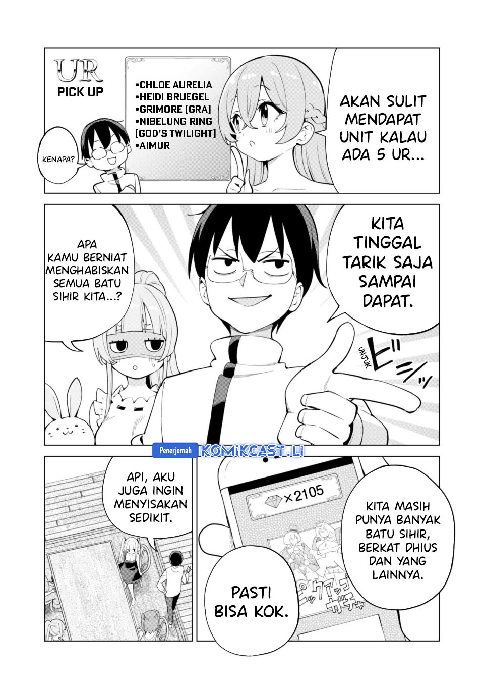 Gacha wo Mawashite Nakama wo Fuyasu Saikyou no Bishoujo Gundan wo Tsukuriagero chapter 74